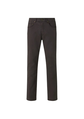 Boglioli garment-dyed five-pocket trousers - Brown