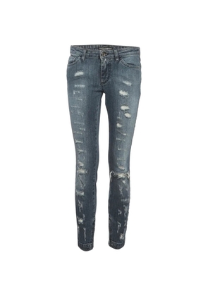 Dolce & Gabbana Pre-Owned Pretty Fit distressed jeans - Blue
