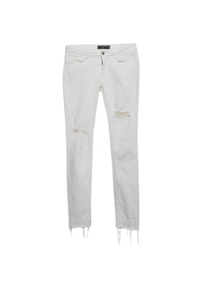 Dolce & Gabbana Pre-Owned ripped skinny jeans - White