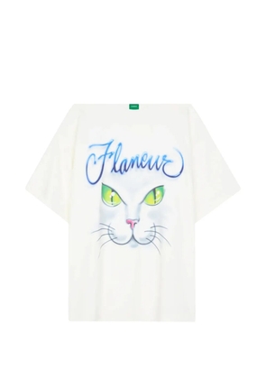 FLÂNEUR graphic-print T-shirt - White