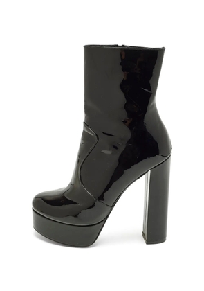 Andrea Wazen leather ankle boots - Black