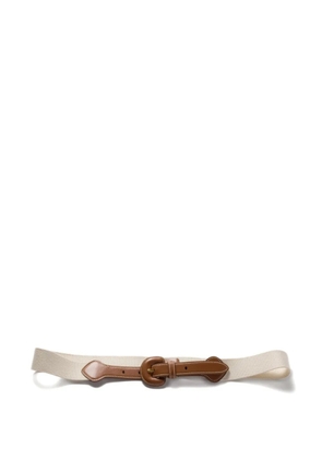 Miu Miu leather and cord belt - Neutrals