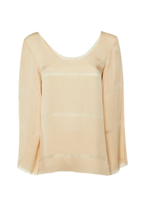 Elisabetta Franchi Jesper long-sleeved blouse - Neutrals