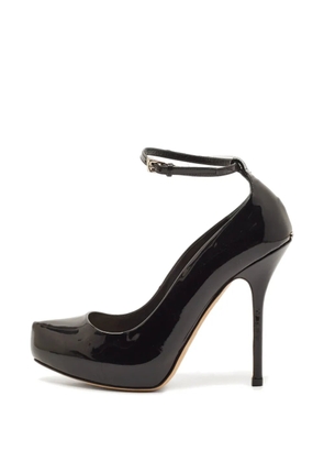Christian Dior Pre-Owned ankle-strap platform pumps - Black