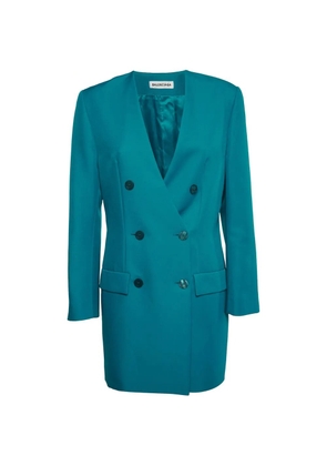 Balenciaga Pre-Owned double-breasted blazer dress - Blue