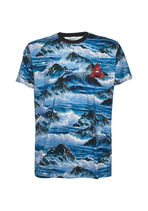Givenchy Pre-Owned Ocean Wave-print T-shirt - Blue