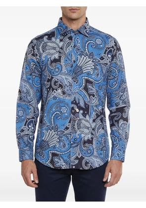 Etro Pre-Owned Paisley-print long-sleeve shirt - Blue