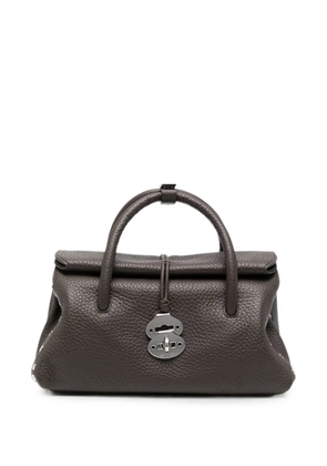 Zanellato small Dotta Centauro pebble-grain tote bag - Brown