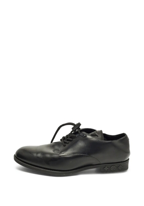 Louis Vuitton Pre-Owned LV logo Monogram Oxford shoes - Black