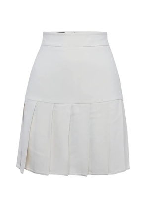 Gucci Pre-Owned pleated sateen mini skirt - Neutrals
