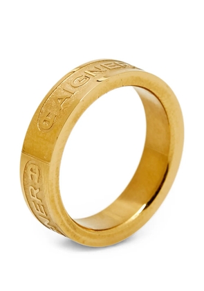 Aigner Vintage 54 logo motif ring - Gold