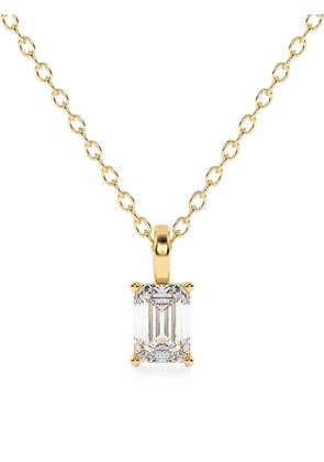 Diamond Essentials emerald-cut diamond necklace - Gold
