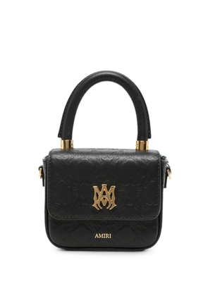 AMIRI logo-plaque mini bag - Black