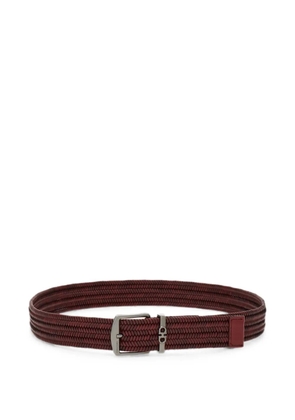 Ferragamo woven belt - Red