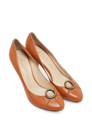 Giuseppe Zanotti Vintage Lucrezia circular-accent pumps - Neutrals