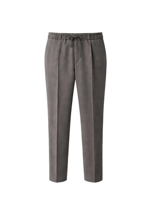 Pal Zileri drawstring-waistband pleated trousers - Brown