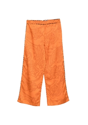 TWINSET zip-fastening trousers - Orange