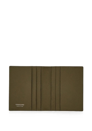 Ferragamo micro Gancini credit card holder - Brown