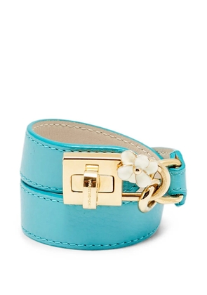 Dolce & Gabbana Pre-Owned lock-motif wrap bracelet - Gold