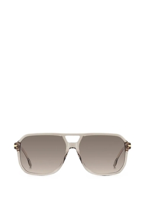 Victoria Beckham Eyewear geometric-frame sunglasses - Neutrals