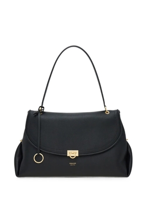 Ferragamo Gancini handbag (L) - Black