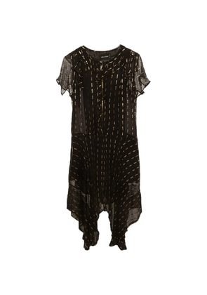 Zadig&Voltaire ruffled crepe mini dress - Black