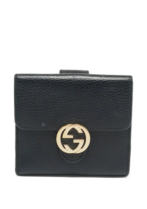 Gucci Pre-Owned Interlocking G leather wallet - Black