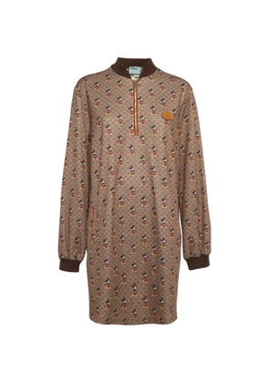 Gucci Pre-Owned x Disney GG Mickey Mouse print mini dress - Brown