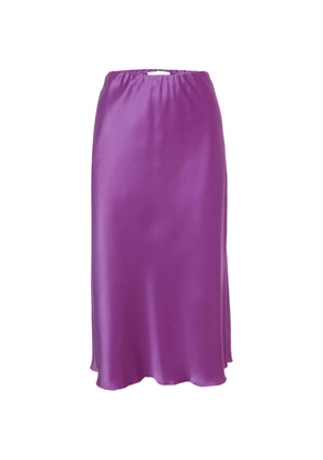 Nanushka midi satin skirt - Purple