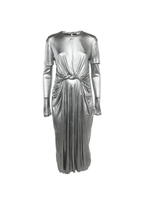 Loewe Pre-Owned front twist maxi dress - Silver