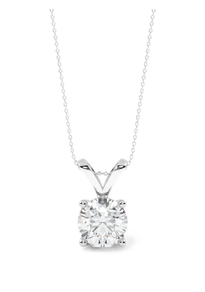 Diamond Essentials lab-grown diamond solitaire necklace - Silver