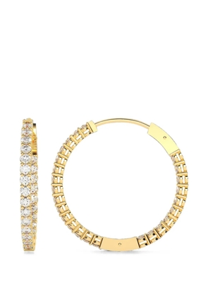 Diamond Essentials laboratory-grown diamond hoop earrings - Gold