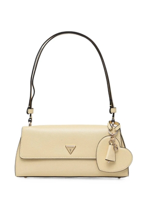 GUESS USA logo-plaque shoulder bag - Yellow