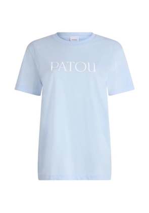 Patou logo-print T-shirt - Blue