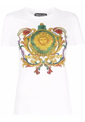 Versace Jeans Couture baroque-print T-shirt - White