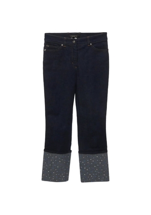 DSQUARED2 embellished turn-up jeans - Blue