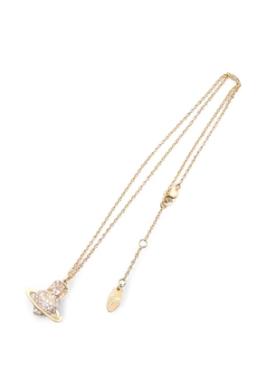 Vivienne Westwood Pre-Owned Agnatha plated rhinestone necklace - Gold