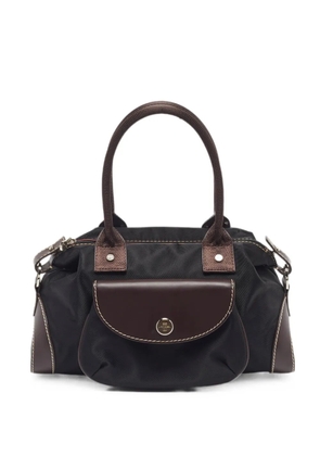 Lancel contrast-stitching tote bag - Black