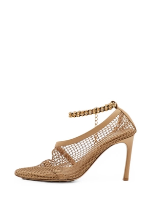 Bottega Veneta Pre-Owned mesh chain-link pumps - Neutrals