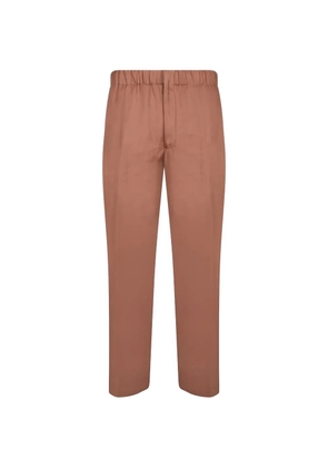 Lardini elasticated-waistband trousers - Brown