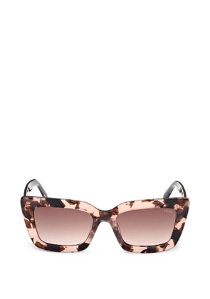 PUCCI tortoiseshell-effect square-frame sunglasses - Neutrals