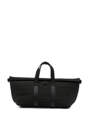 Pleats Please Issey Miyake pleated tote bag - Black