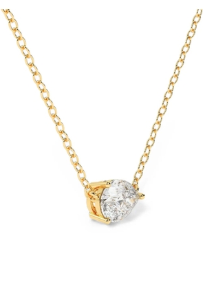 Diamond Essentials lab-grown diamond pear-cut necklace - Gold