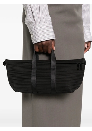 Pleats Please Issey Miyake pleated tote bag - Black