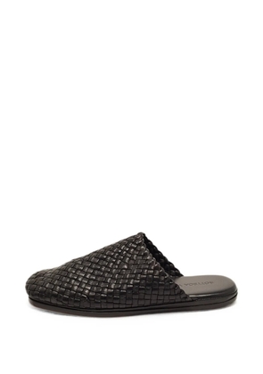 Bottega Veneta Pre-Owned Intrecciato leather mules - Black