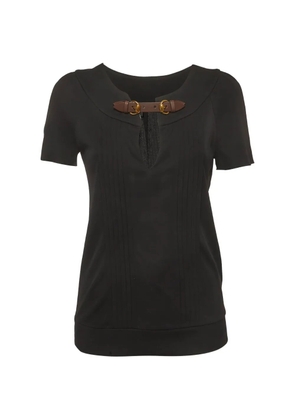 Gucci Pre-Owned pin-tucked blouse - Black