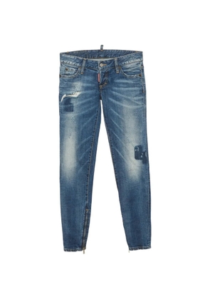 DSQUARED2 distressed slim-fit jeans - Blue