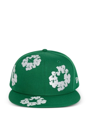 Denim Tears embroidered baseball cap - Green