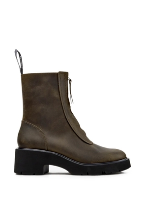 Camper Milah zip-front ankle boots - Green