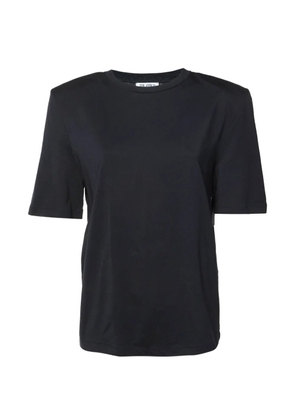 The Attico structured-shoulder T-shirt - Black